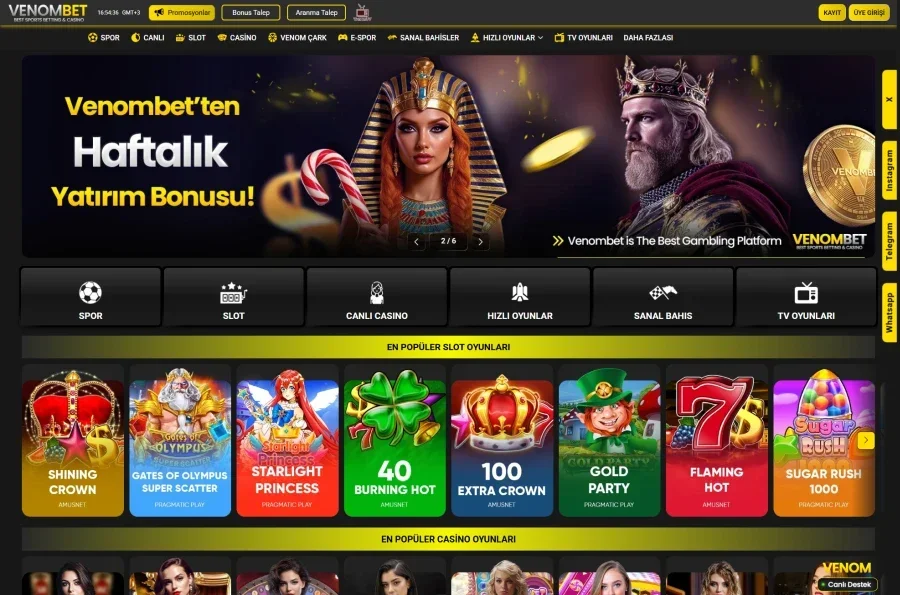 Venombet ekran görüntüsü